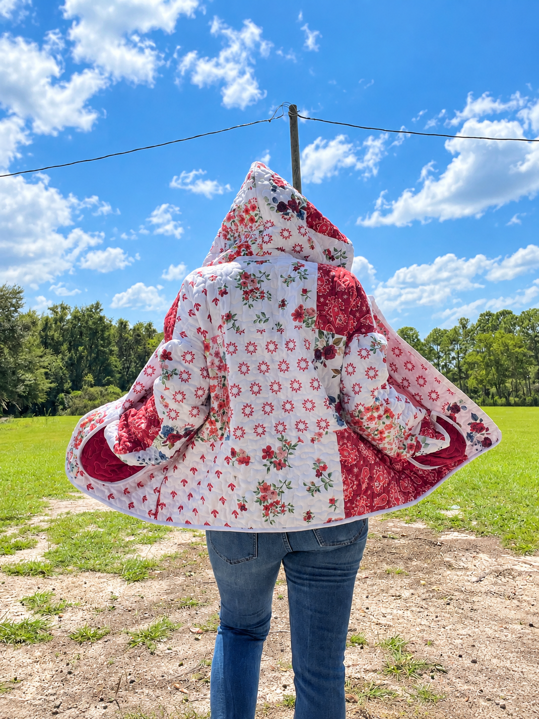 The Berry- Quilt Coat- Medium