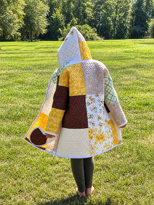 The Sunflower- Quilt Coat- Small