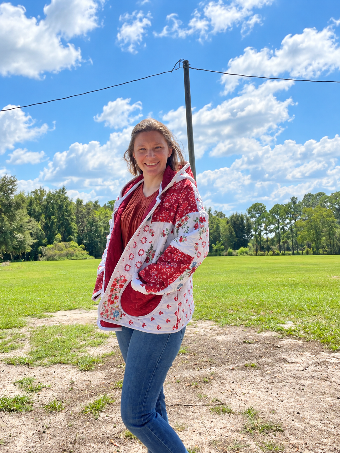 The Berry- Quilt Coat- Medium