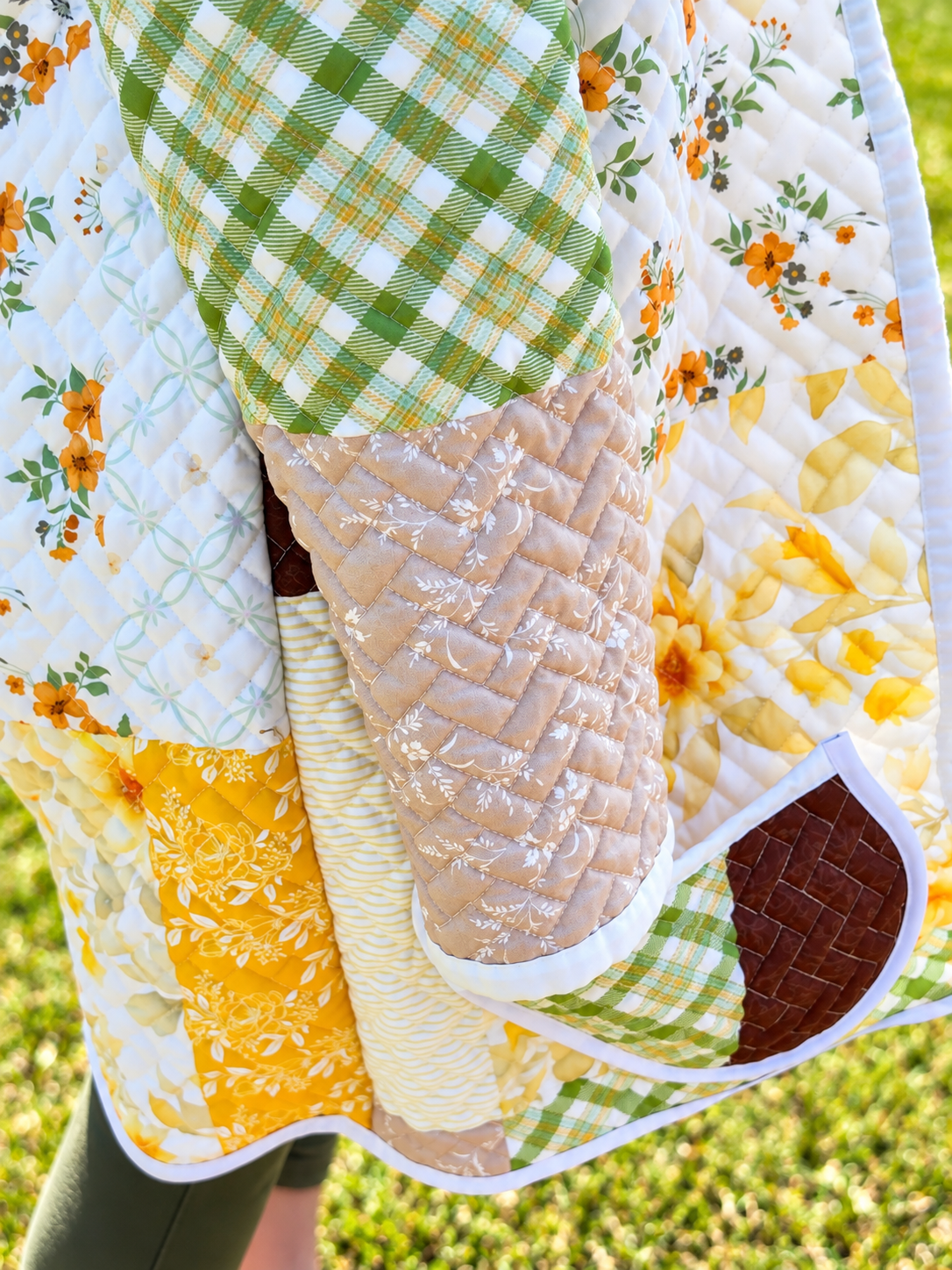 The Sunflower- Quilt Coat- Small