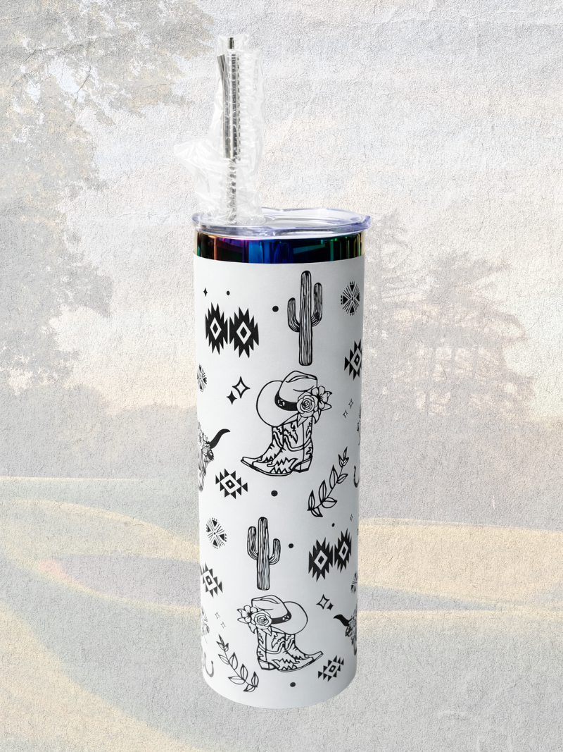 20oz Iridescent Wrapped Tumbler