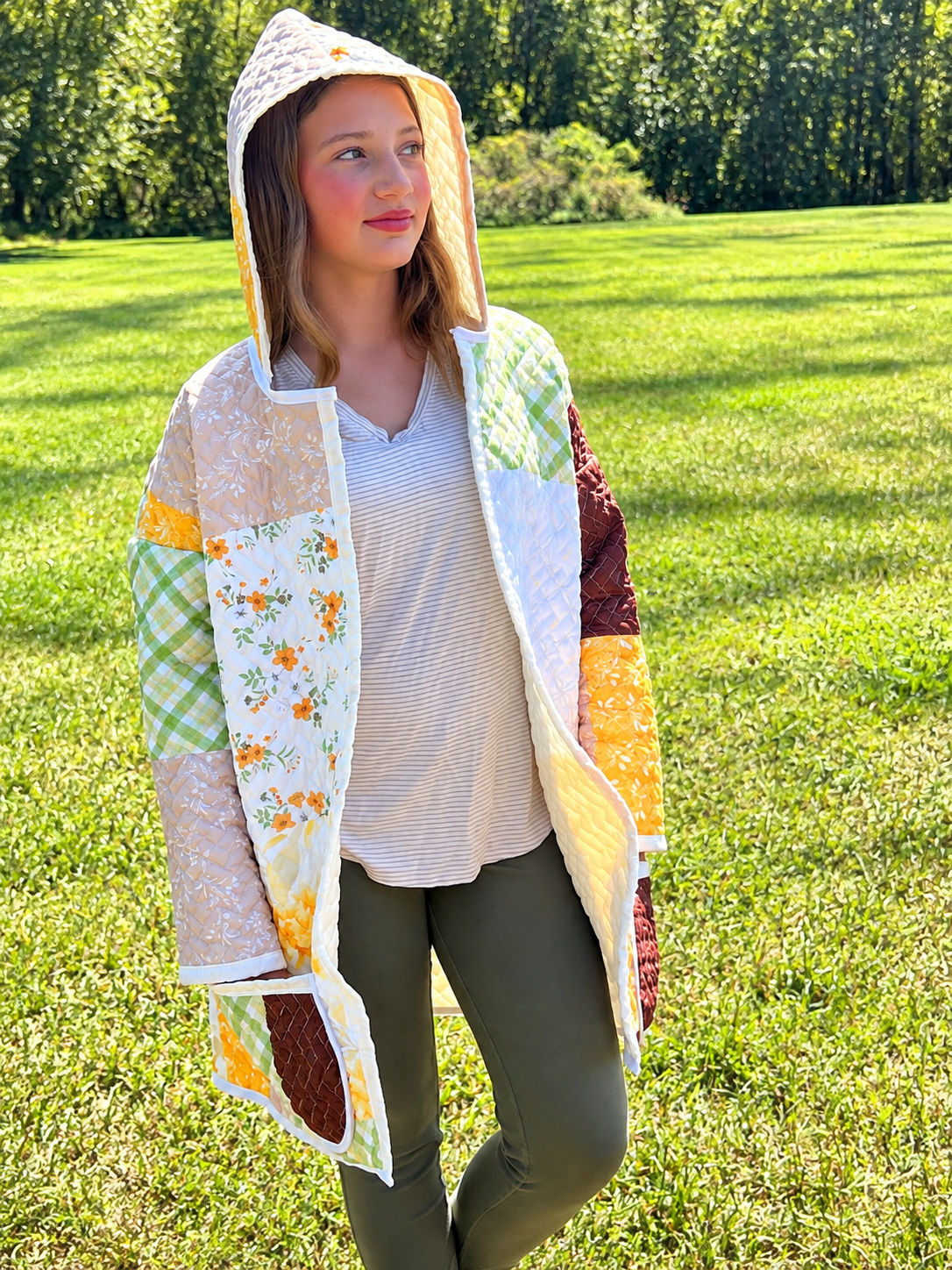 The Sunflower- Quilt Coat- Small