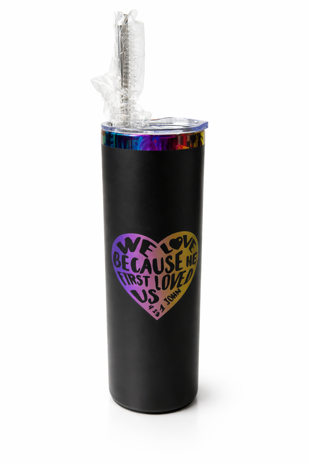 20oz Iridescent Wrapped Tumbler