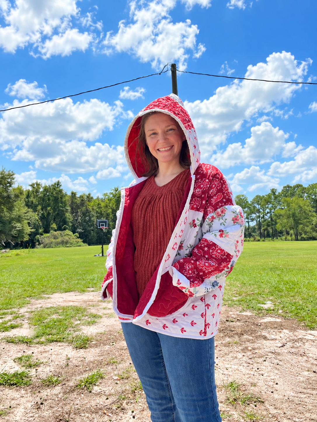 The Berry- Quilt Coat- Medium