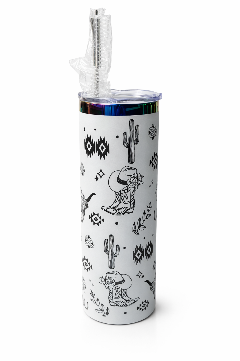 20oz Iridescent Wrapped Tumbler